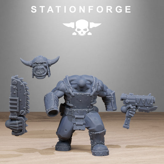 Orkaz Bros Infantry Resin Miniature Figure alternate view 2