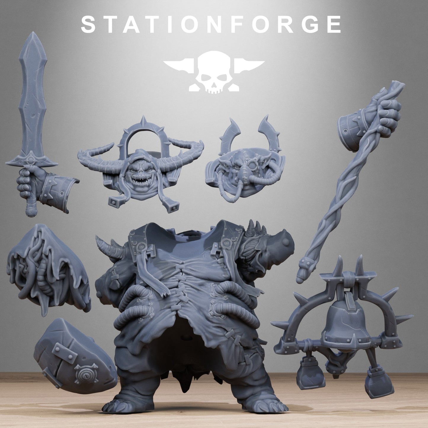 Corrupted Lord of Filth Resin Boss Miniature alternate view 8