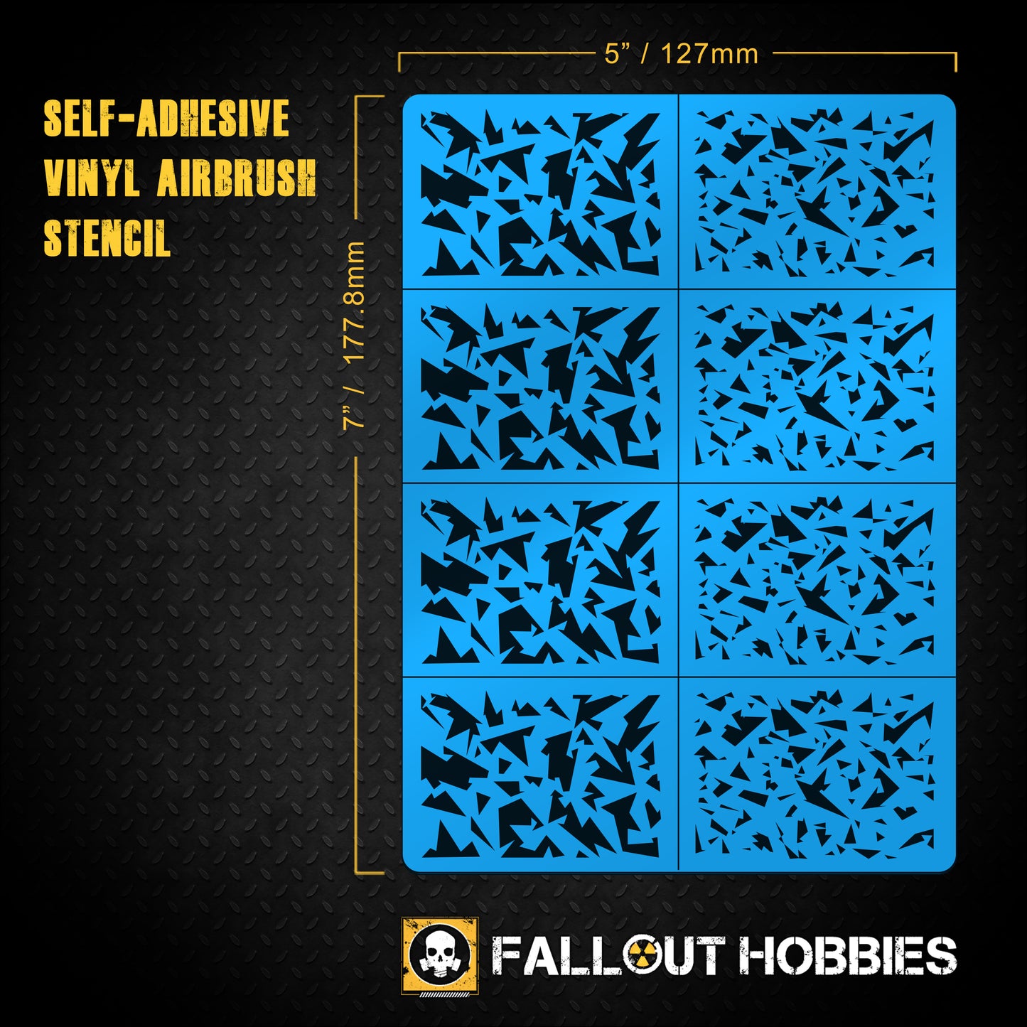 Infanterie-Splitter-Tarnung Airbrush-Schablone