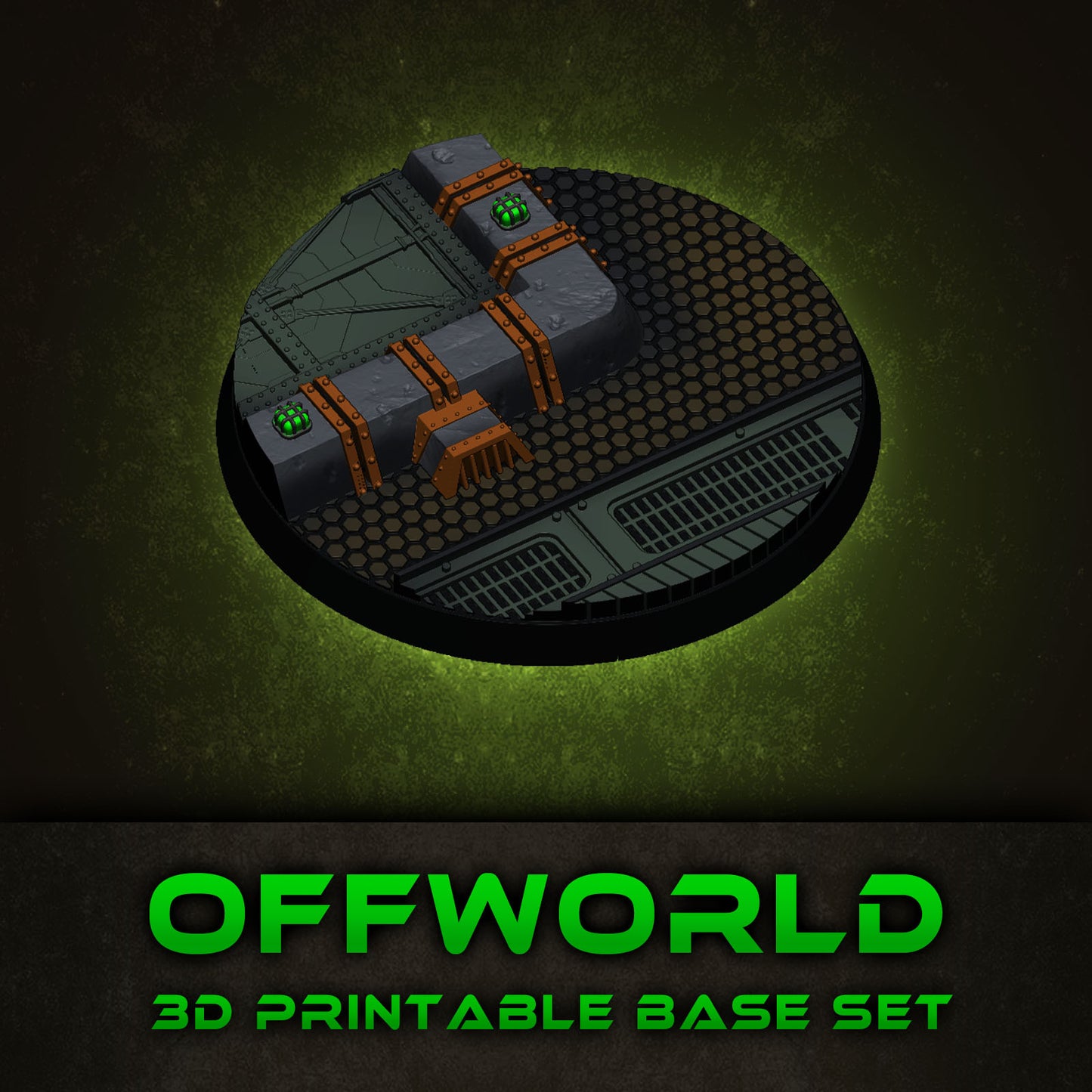 Offworld Skirmish Base Collection STL Set