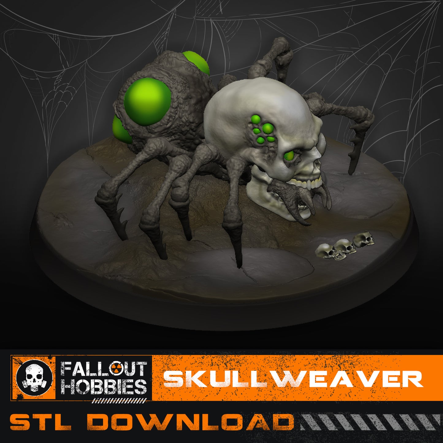 Skullweaver Halloween Charity STL File Download