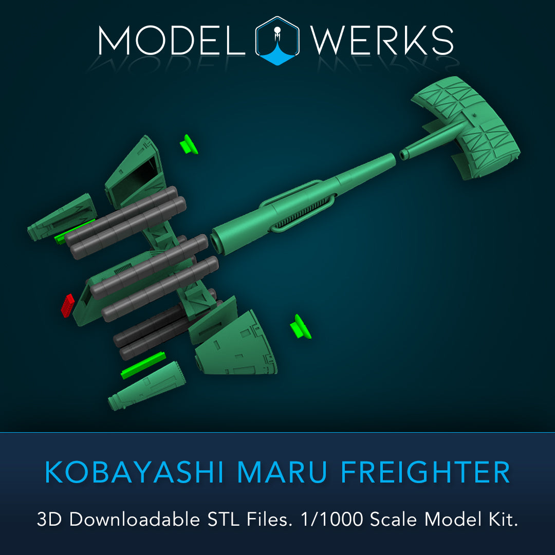 1:1000 Kobayashi Maru STL File Download