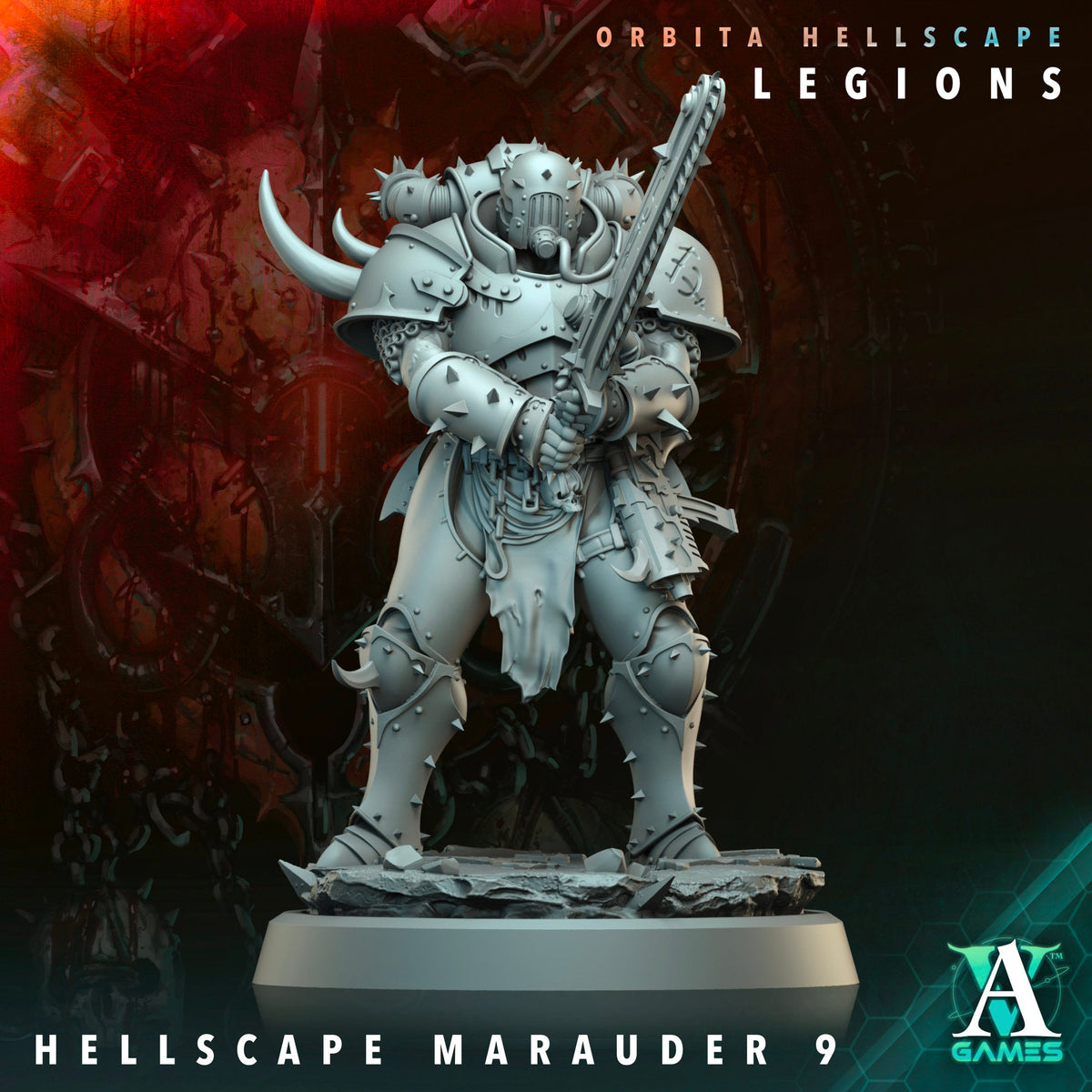Hellscape Marauder Resin Miniatures Set alternate view 11