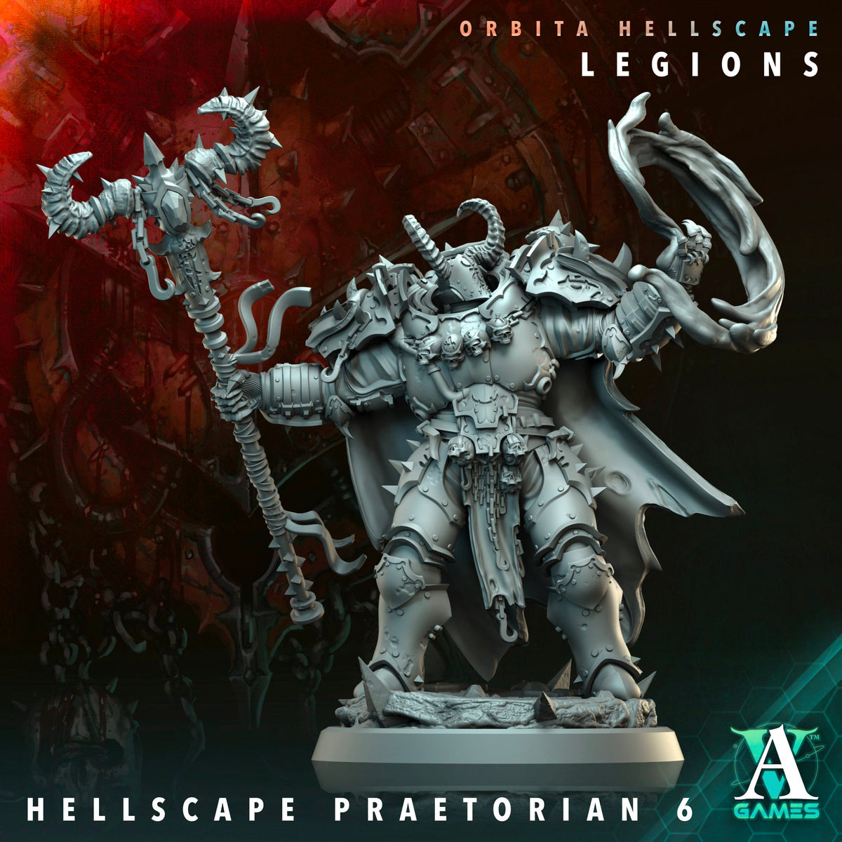 Hellscape Praetorian Resin Miniatures Set alternate view 6
