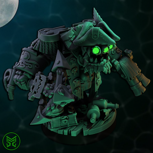 Pirate Ork Commando Boss Resin Boss Miniature alternate view 2