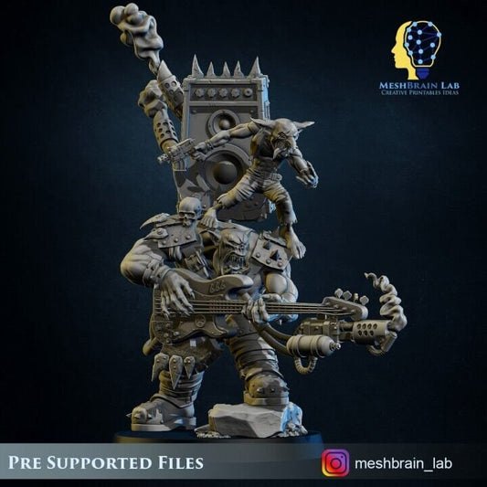 Ork Warboss Jarriz "The Beast" Resin Boss Miniature alternate view 2