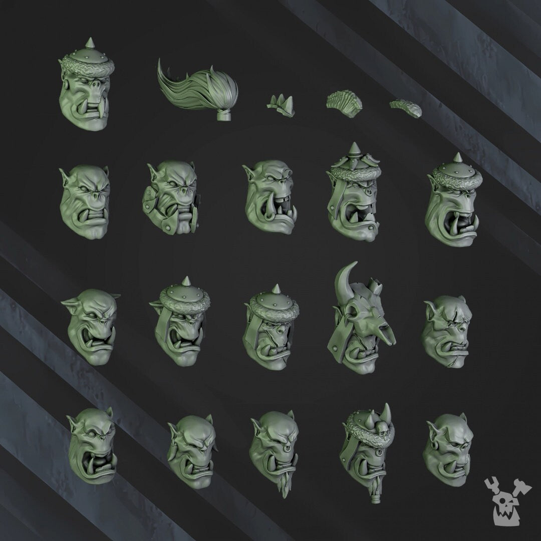 Squad of 6 Ork Boys Resin Miniatures Set - DakkaDakka Miniatures alternate view 5