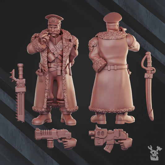 Prosecutor Kustov Resin Miniature Figure - DakkaDakka Miniatures alternate view 2