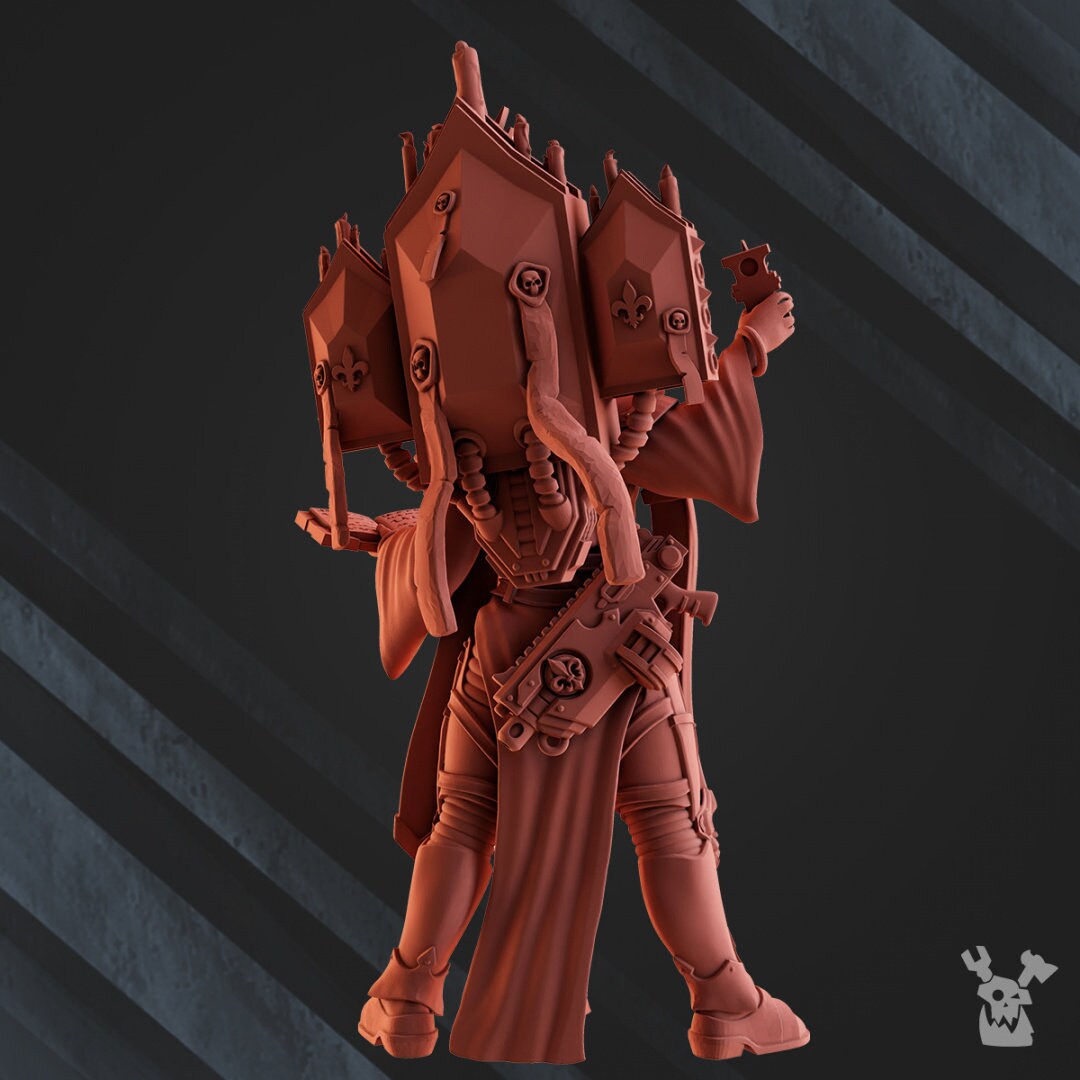 Speaker Sister Resin Miniature Figure - DakkaDakka Miniatures alternate view 2