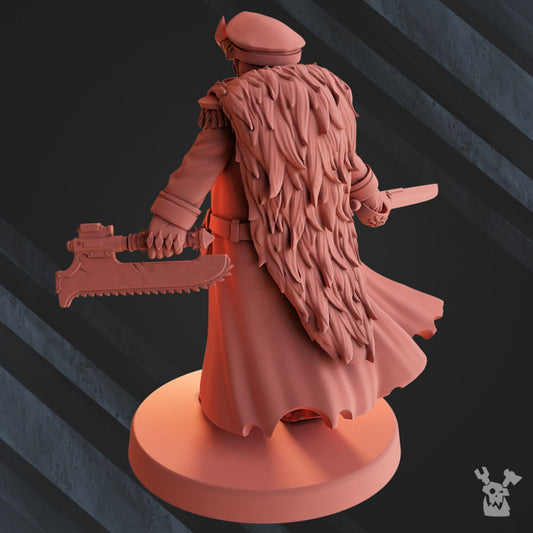 Vultures Horde Commissar Resin Miniature Figure - DakkaDakka alternate view 2