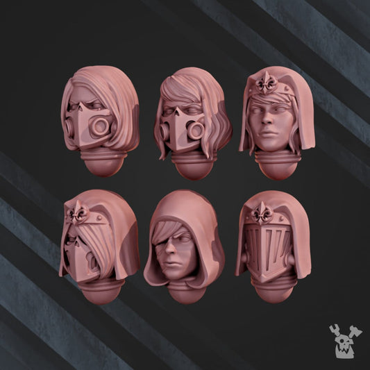 War Sisters Novice Squad x6 Resin Miniatures Set - DakkaDakka alternate view 2