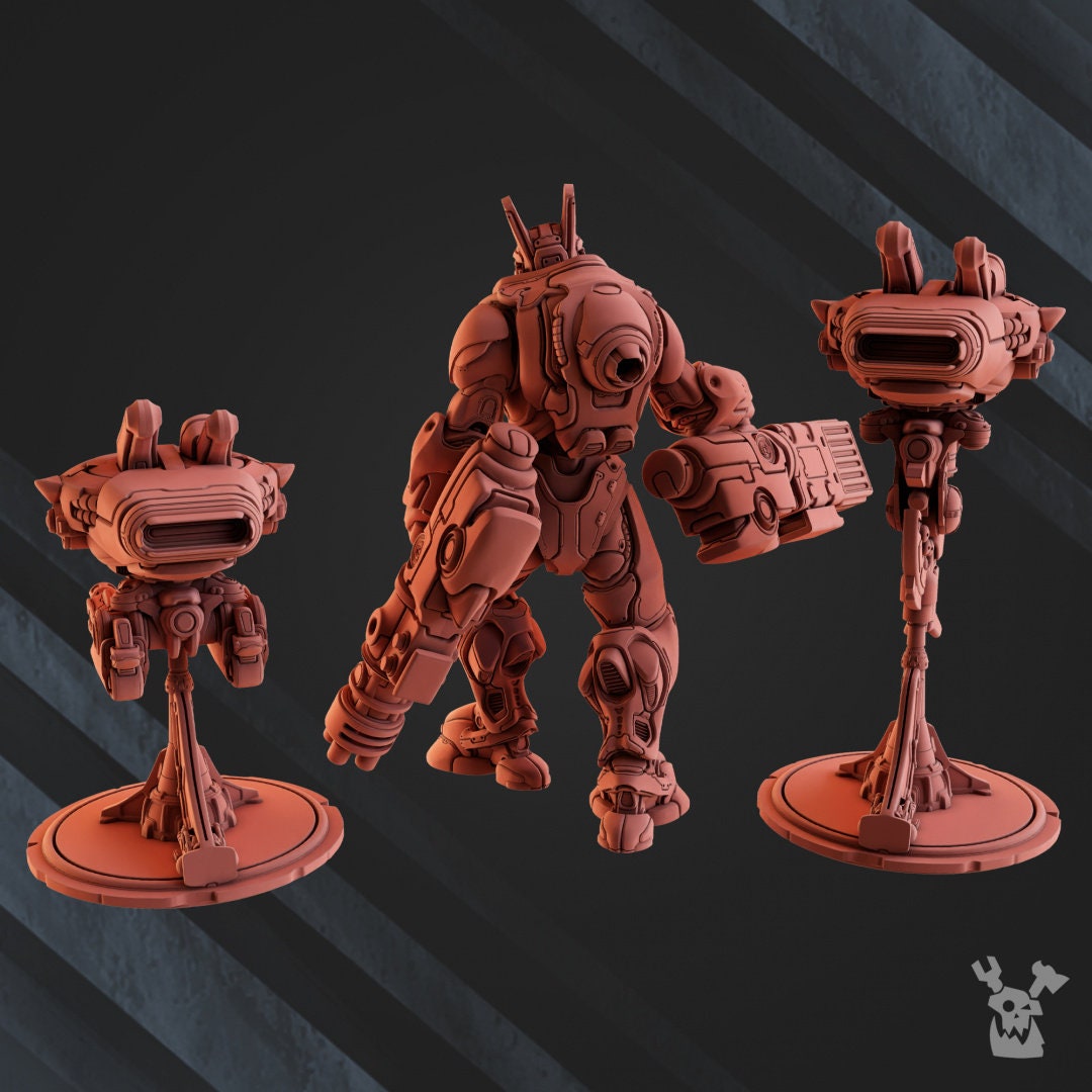 Shock Leader Resin Miniature Figure - DakkaDakka Miniatures alternate view 2