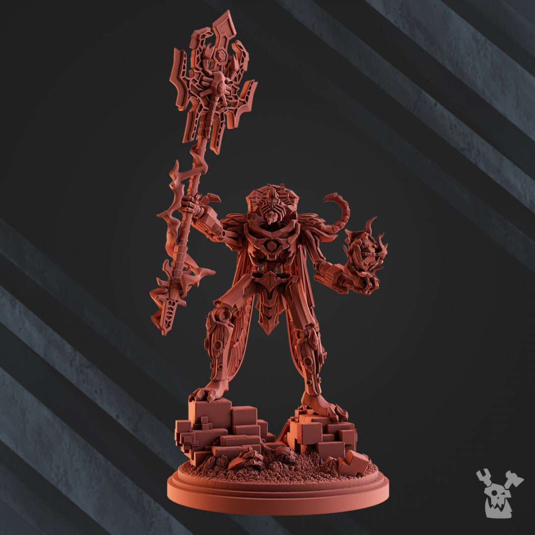 Robot Legions Lord Akerteph Resin Upgrade Parts - DakkaDakka alternate view 2