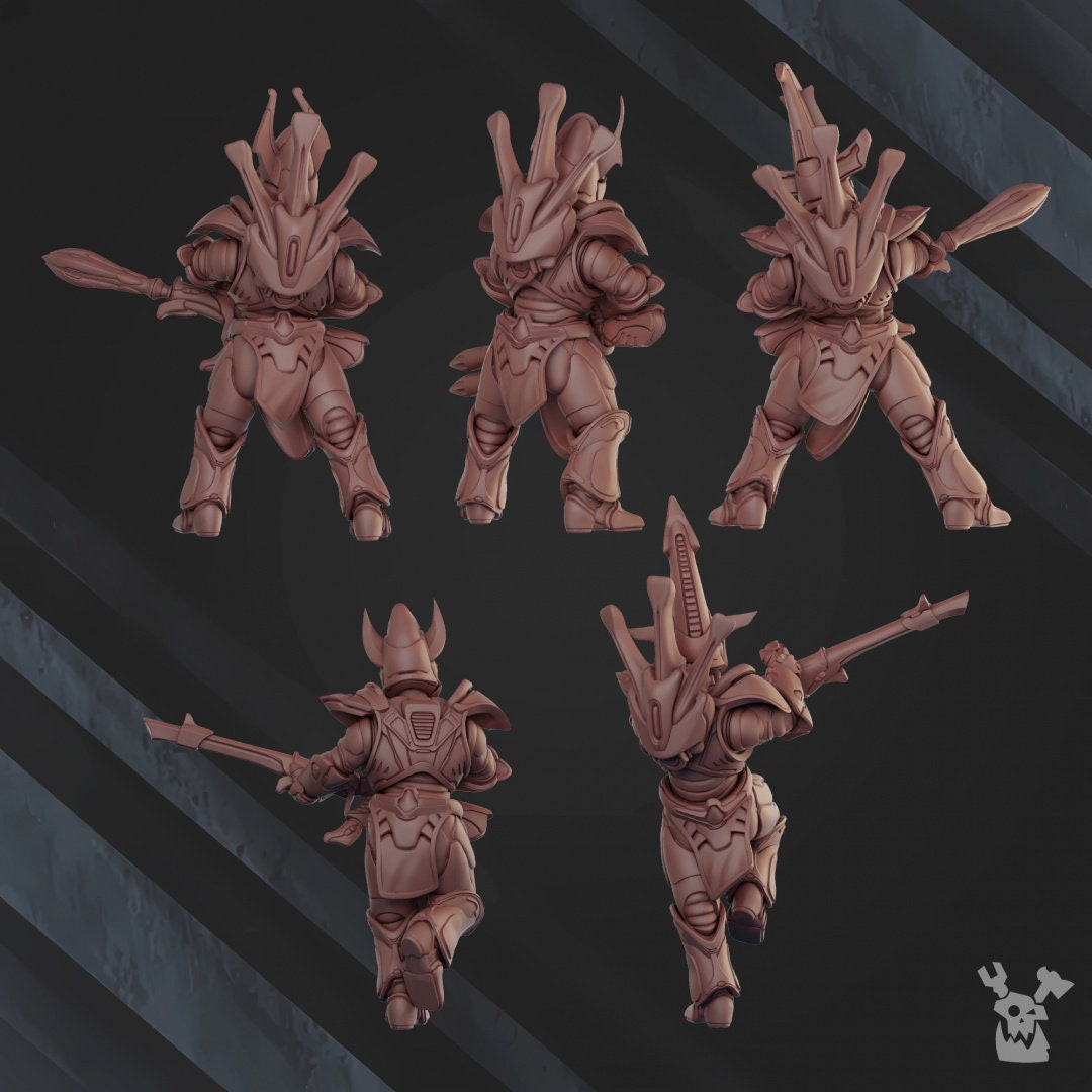 Shadow Blade Squad x5 Resin Upgrade Parts - DakkaDakka alternate view 5