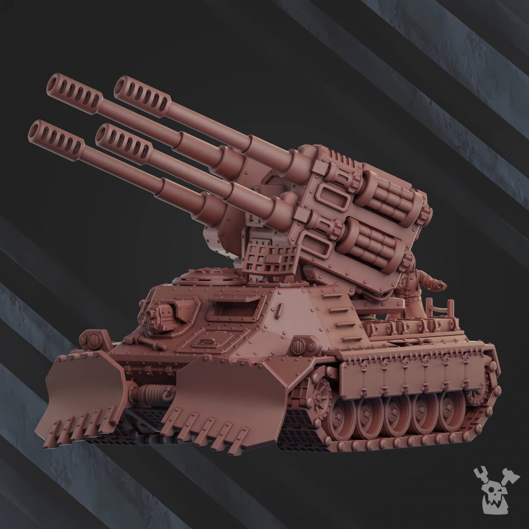 Anti-Aircraft Cannon Resin Upgrade Parts - DakkaDakka Miniatures alternate view 4