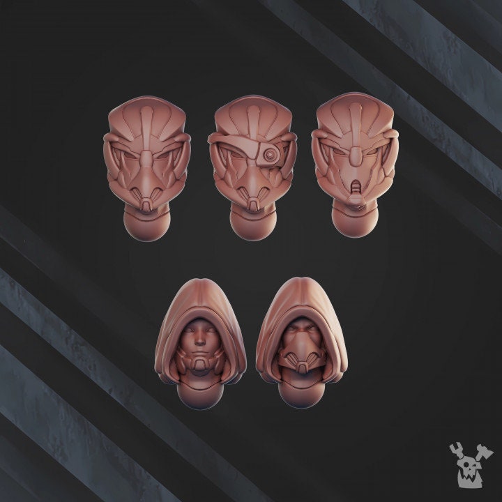 Night Shade Squad x5 Resin Miniatures Set - DakkaDakka alternate view 5