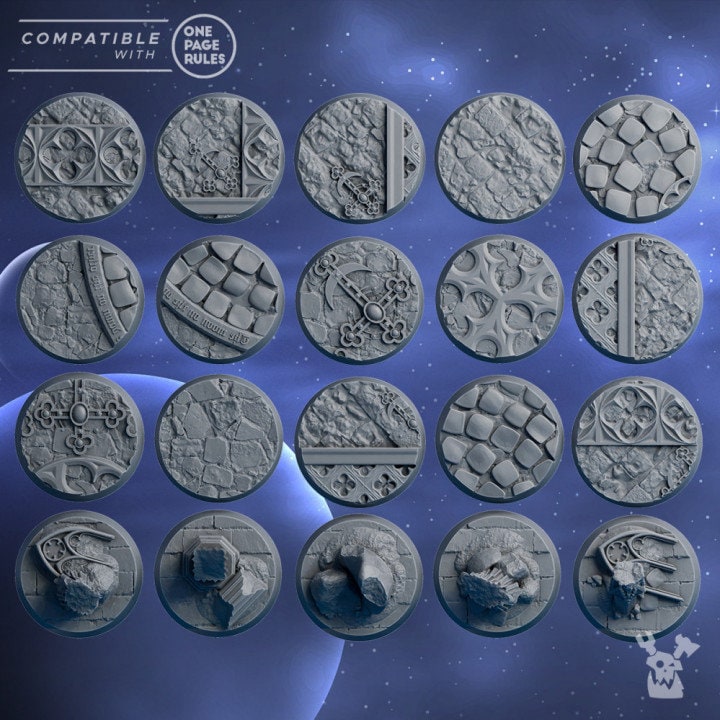 Sivler Moon Base Set Resin Terrain Set product image