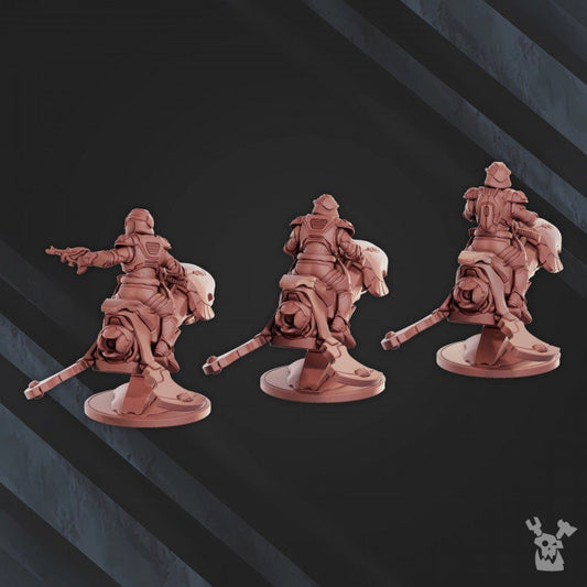 Star Alves Rider Squad x3 Resin Miniatures Set alternate view 2