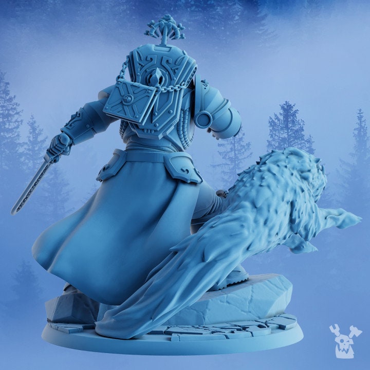 Ölaf, the White Fang Resin Miniature Figure - DakkaDakka alternate view 4
