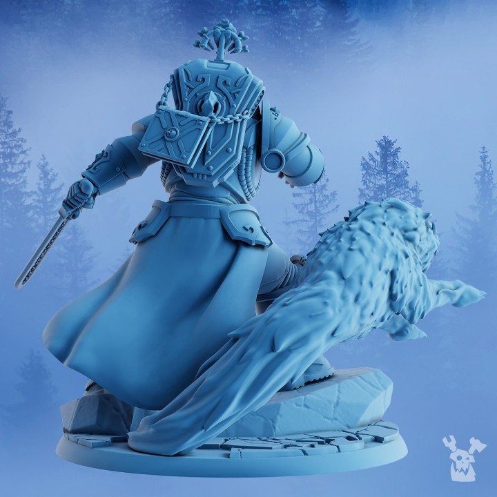 Ölaf, the White Fang Resin Miniature Figure - DakkaDakka Miniatures alternate view 4