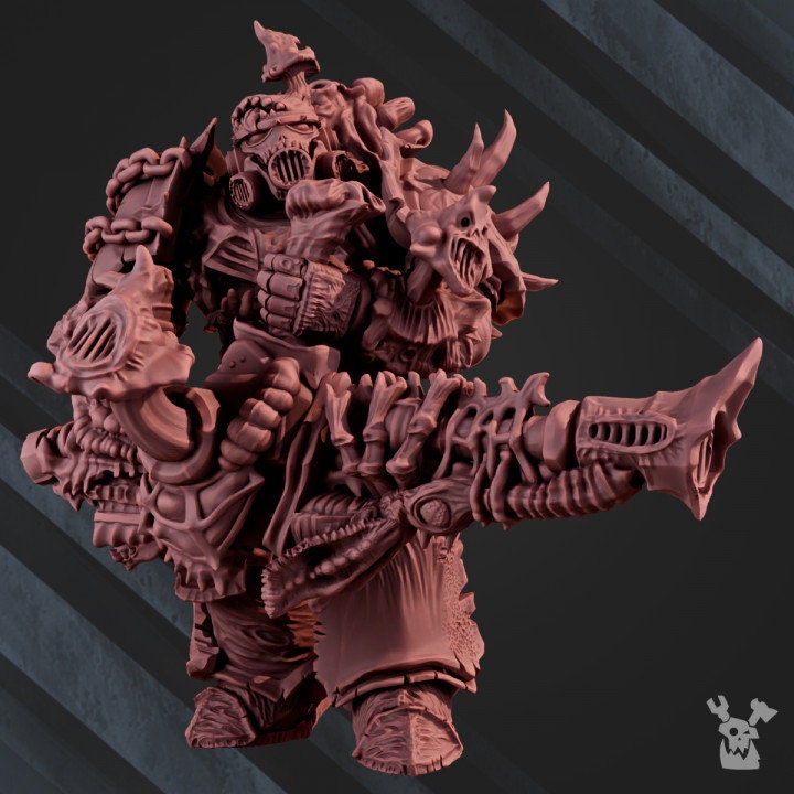 Pandemic Warrior Resin Miniature Figure - DakkaDakka product image
