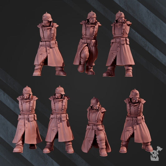 2nd Death Division Infantry Assembly Kit v2 Resin Miniature Figure - DakkaDakka alternate view 2