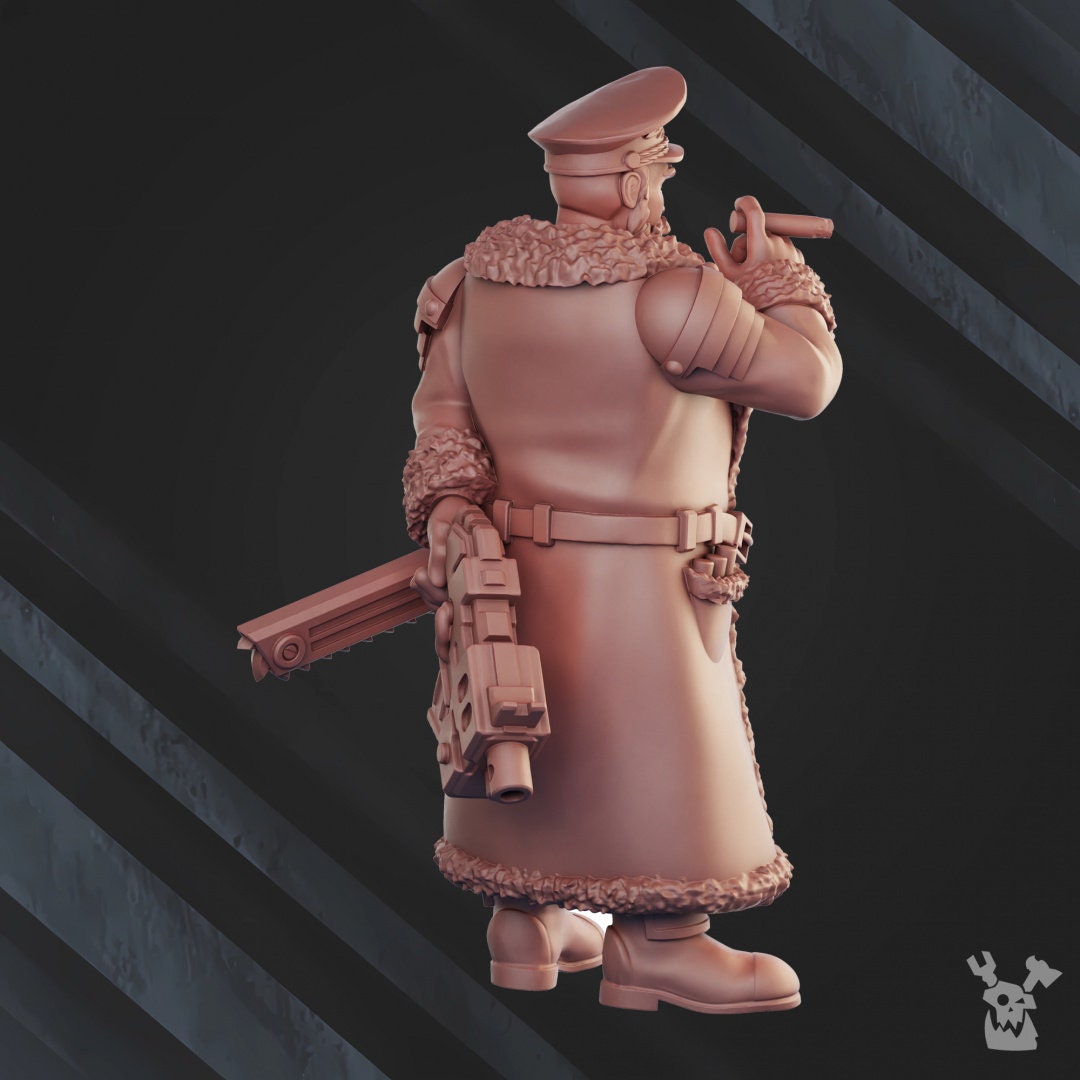 Prosecutor Kustov Resin Miniature Figure - DakkaDakka Miniatures alternate view 3
