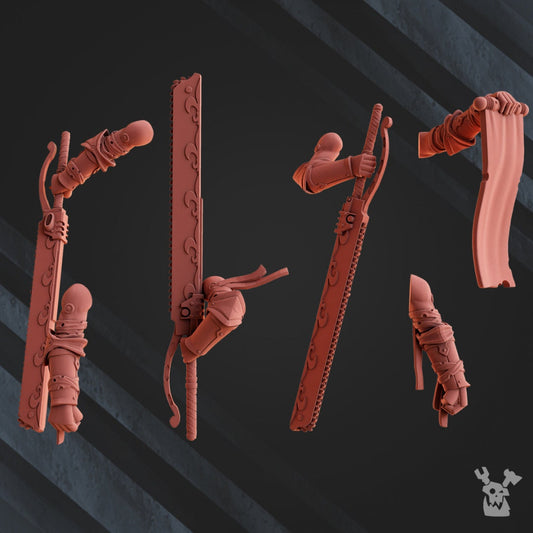 Poenitentiam Battle Sisters Squad x5 Resin Miniatures Set - DakkaDakka Miniatures alternate view 2