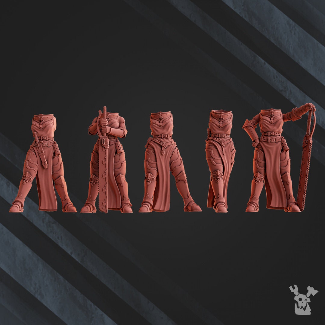 Poenitentiam Battle Sisters Squad x5 Resin Miniatures Set - DakkaDakka alternate view 5