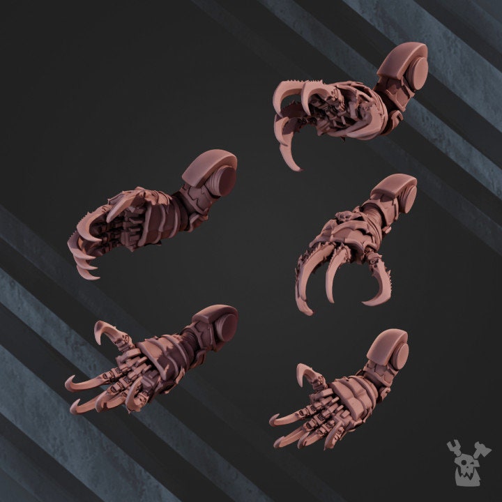 Nocturnal Claws Set x10 Resin Upgrade Parts alternate view 2