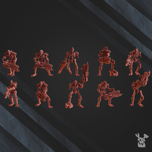 Robot Legions Infantry x10 Resin Upgrade Parts alternate view 2