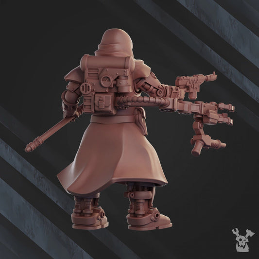 Machine Cult Engineer Resin Miniature Figure - DakkaDakka Miniatures alternate view 2