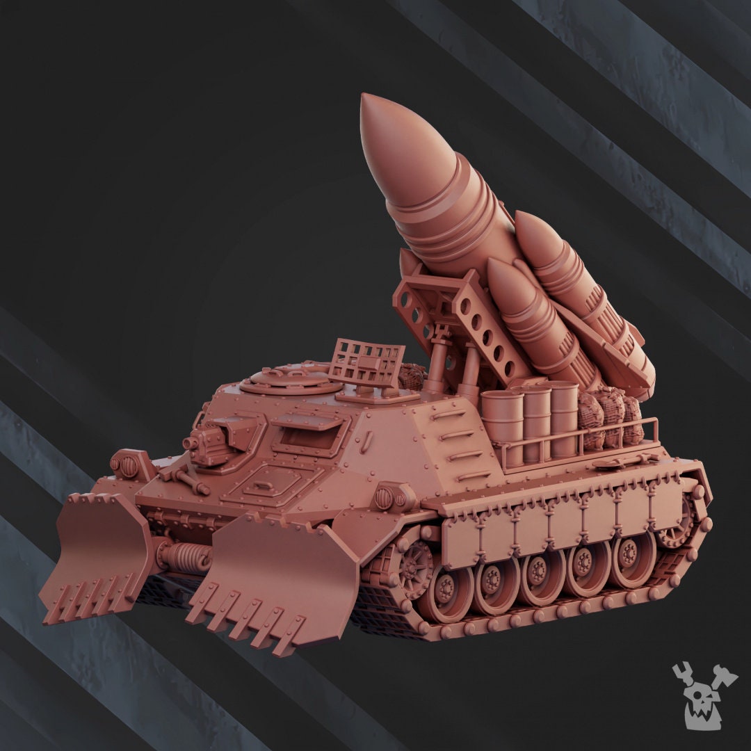 Automated Missile Launcher Resin Miniature Figure - DakkaDakka alternate view 3