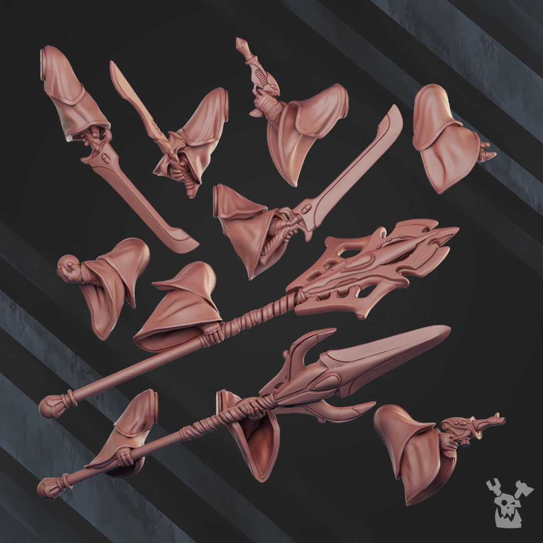 Shadow Casters Squad x5 Resin Miniatures Set - DakkaDakka alternate view 5