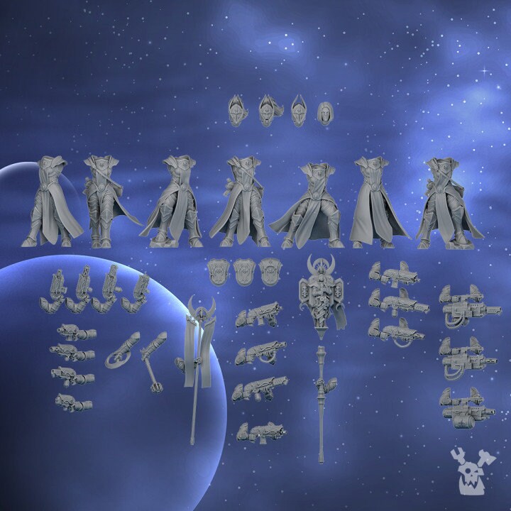 Nova Star Squad x10 Resin Miniatures Set - DakkaDakka Miniatures alternate view 5