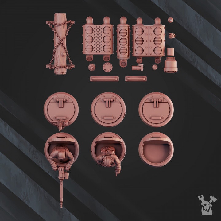 S-77 Battle Tank Resin Upgrade Parts - DakkaDakka alternate view 3