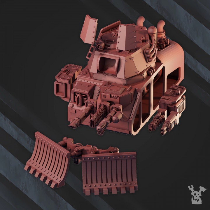 Aurora Battletank Resin Upgrade Parts - DakkaDakka Miniatures alternate view 5