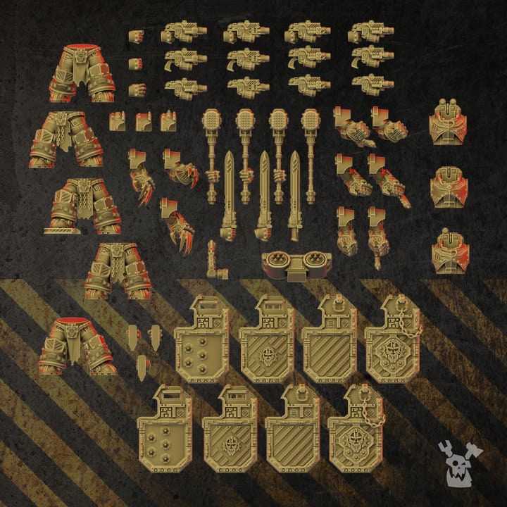 Heavy Metal Armor Brothers Resin Upgrade Parts alternate view 3