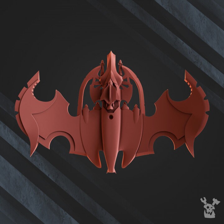 Darkvoid Bomber Resin Miniature Figure - DakkaDakka alternate view 3