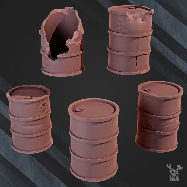 Barrels x5 Resin Terrain Set product image