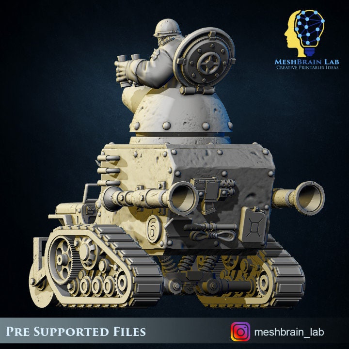 Ork Super Tank Resin Upgrade Parts alternate view 5
