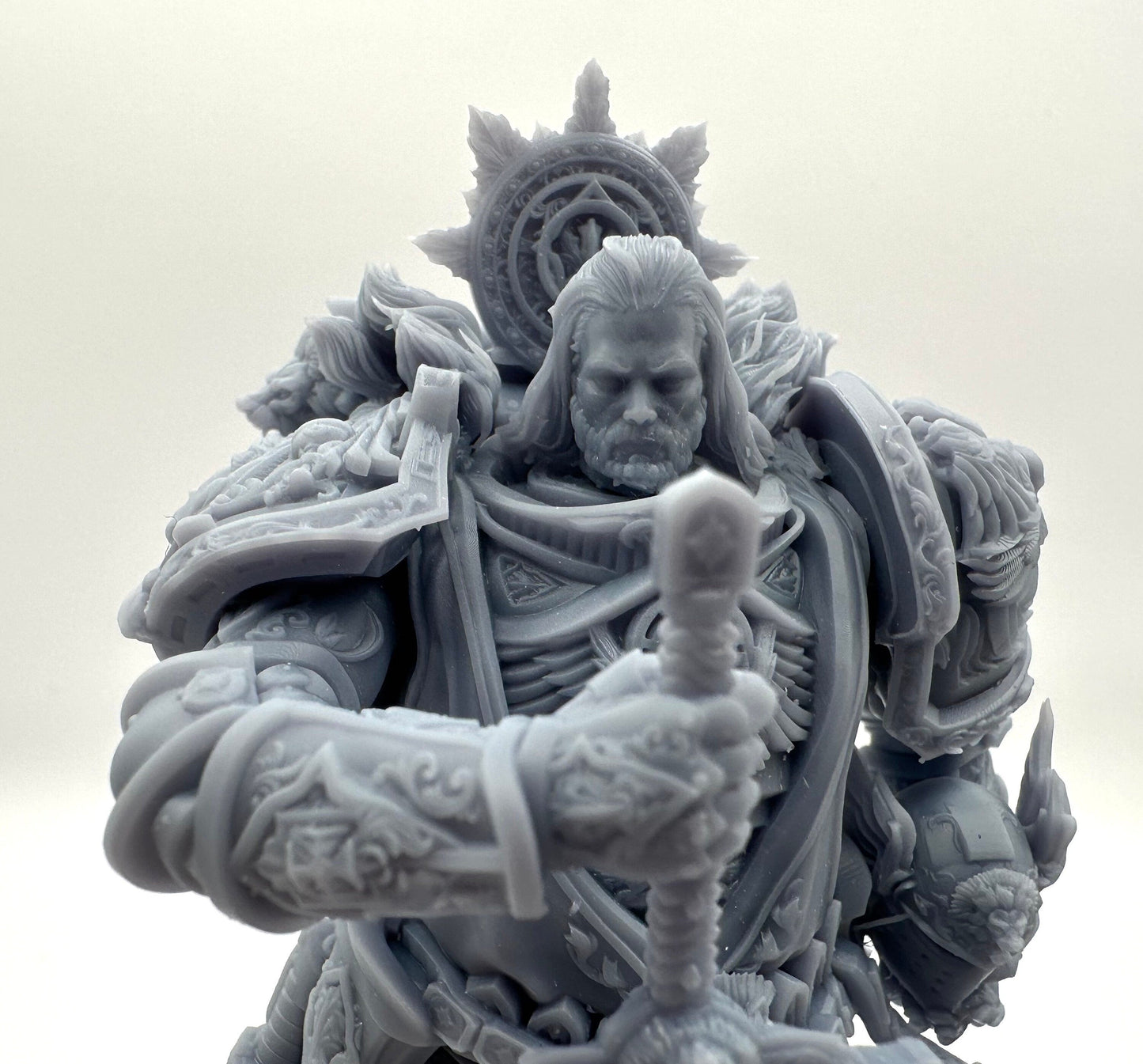 Chivalric Knight Resin Miniature Figure alternate view 4