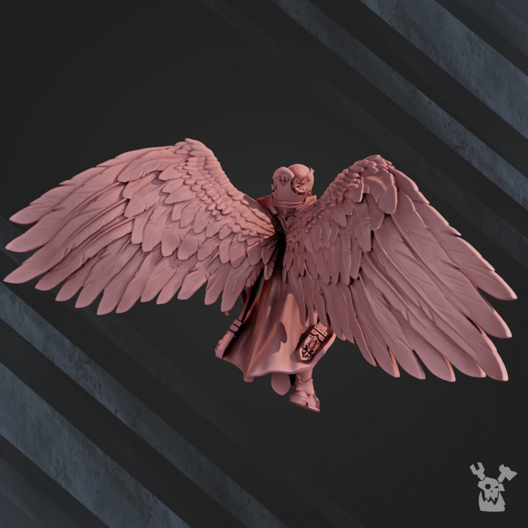 Archangel Elizabeth Resin Miniature Figure - DakkaDakka Miniatures alternate view 2