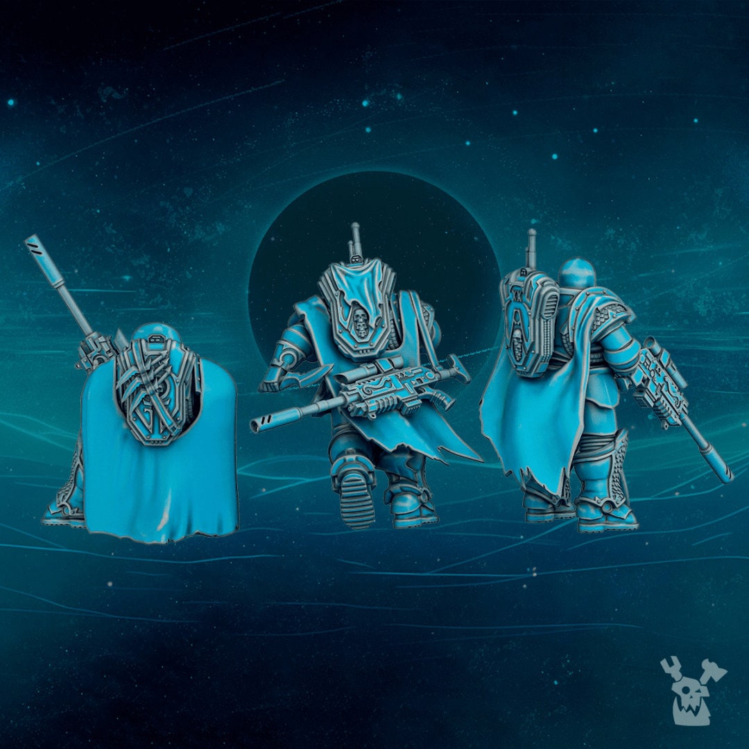 Scylla Legion Dragon Hunters x3 Resin Upgrade Parts alternate view 2