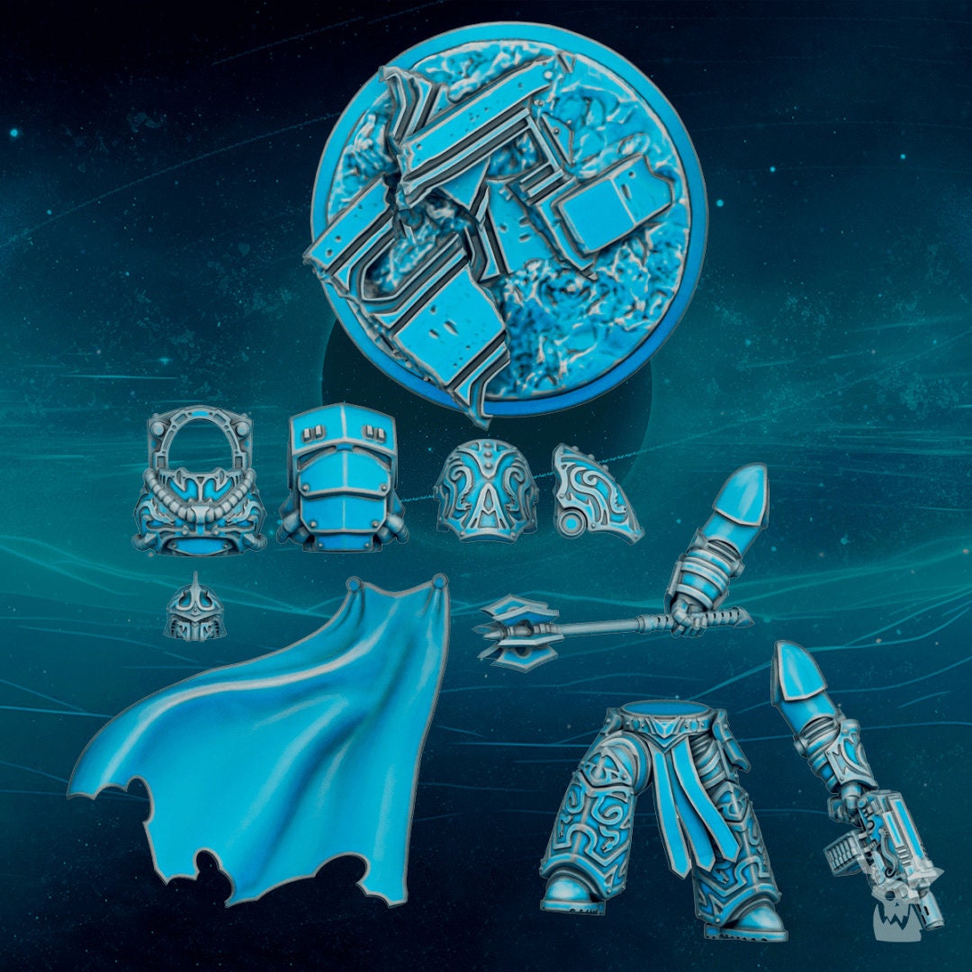 Scylla Legion Lord Master Amegon Resin Upgrade Parts alternate view 2