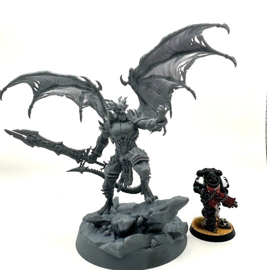 Aamon, Daemon Lord of the Abyss Resin Boss Miniature alternate view 2