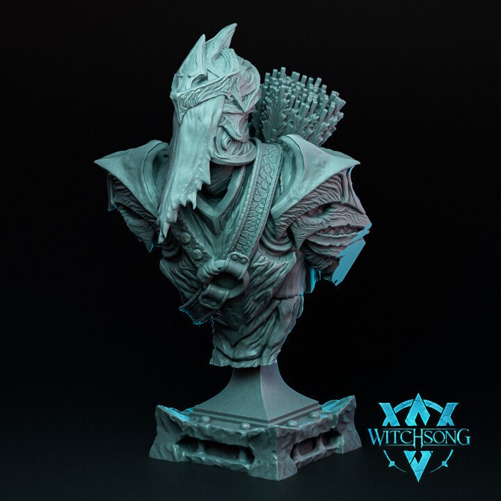 Faceless Hunter Resin Miniature Figure alternate view 2