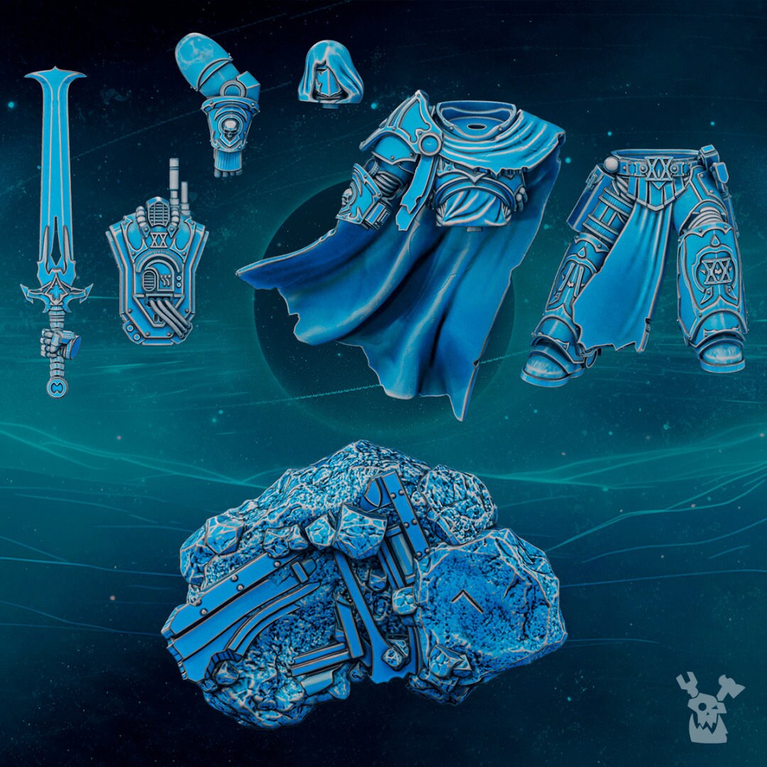 Scylla Legion Omegor the Second Resin Upgrade Parts - DakkaDakka Miniatures - Set 1 alternate view 3