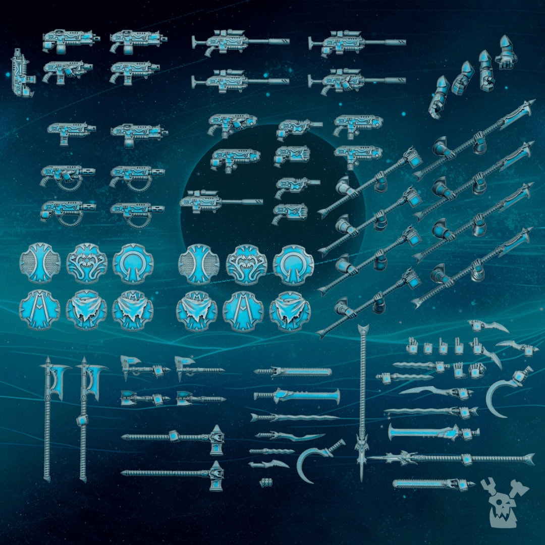 Scylla Legion Squad x10 Resin Upgrade Parts alternate view 5