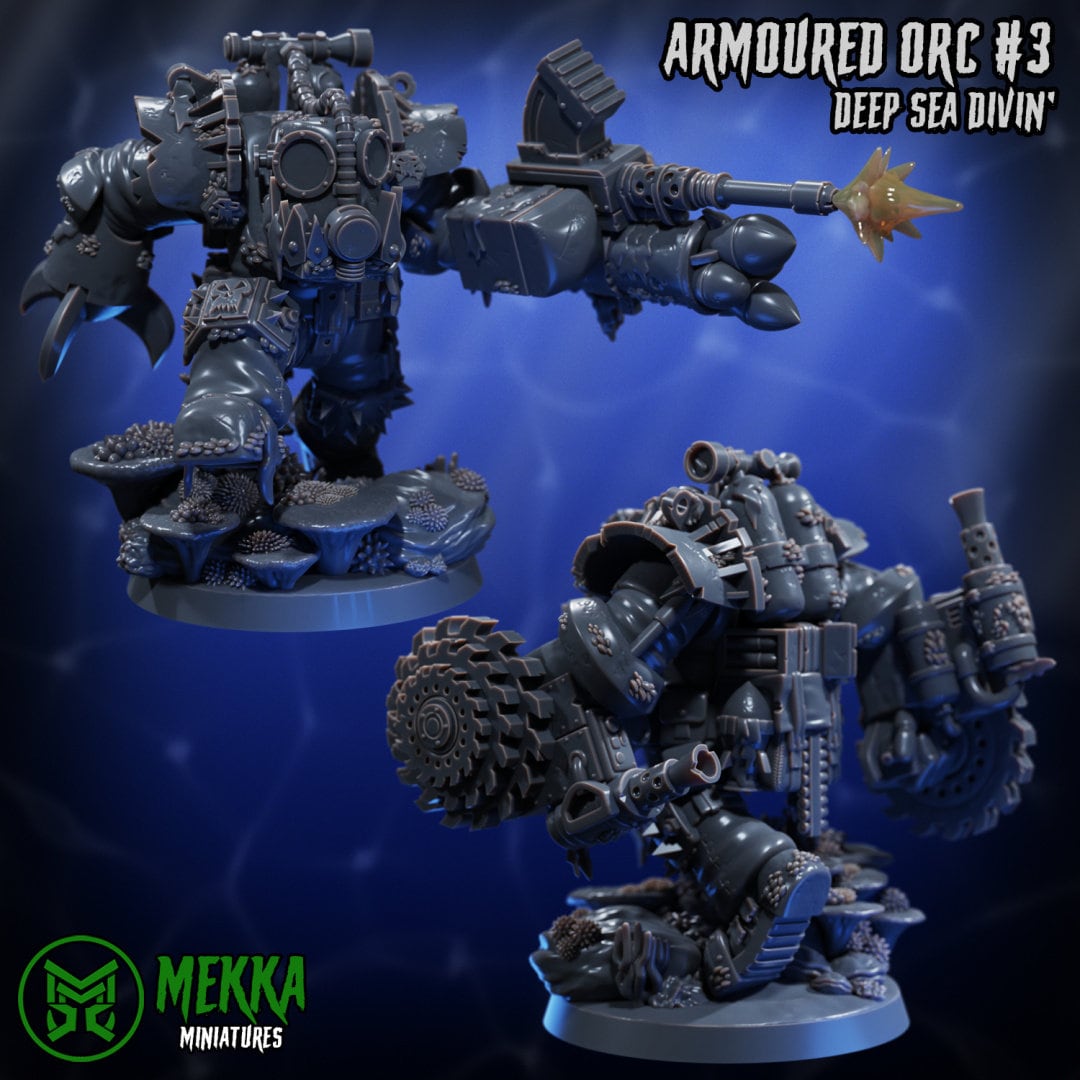 Armored Pirate Orks Resin Upgrade Parts alternate view 5